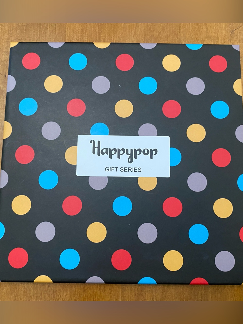 Black Polka Dot Gift Wrap - Multicolor Dots
